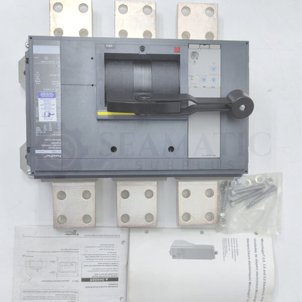 RJ1600 Square D PowerPact MCCB ; 600V, 1600 Amp, 3 Pole , Micrologic 3
