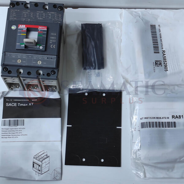 ABB MCCB 3P 63A, SACE TMAX XT2N 160, Ui=1000v, Uimp=8Kv, Ue=230/240V