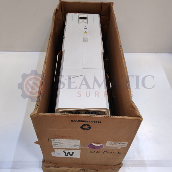 NEW ABB Drive, ACH580-31-096A-4, 55 KW 75HP 380-480VAC 96AMPS