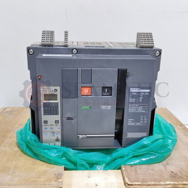 New Schneider Air Circuit breaker NW12H1 – 1250 A – 3 poles -Fixed type-Mic 5.0A