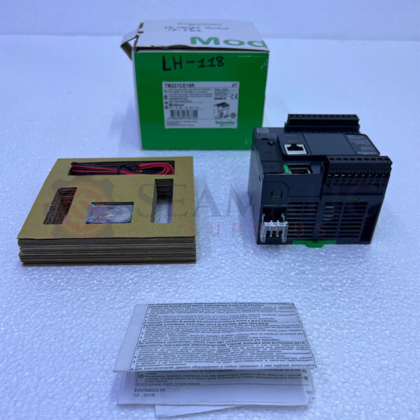 New Schneider TM221CE16R Logic controller M221 16 IO relay Ethernet
