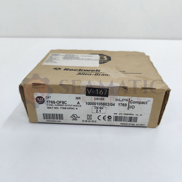 Allen Bradley 1769-OF8C, 8 CHNL CURRENT OUTPUT MODULE