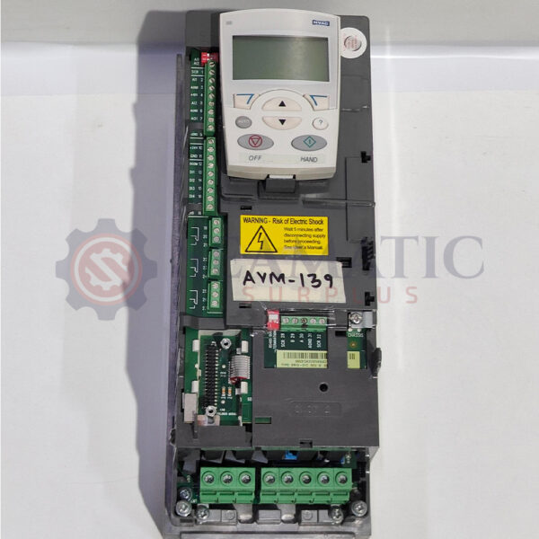 ABB AC DRIVE ACH550-CARUH-012A-2+N2006+X155, 3HP, 12A, 600VAC