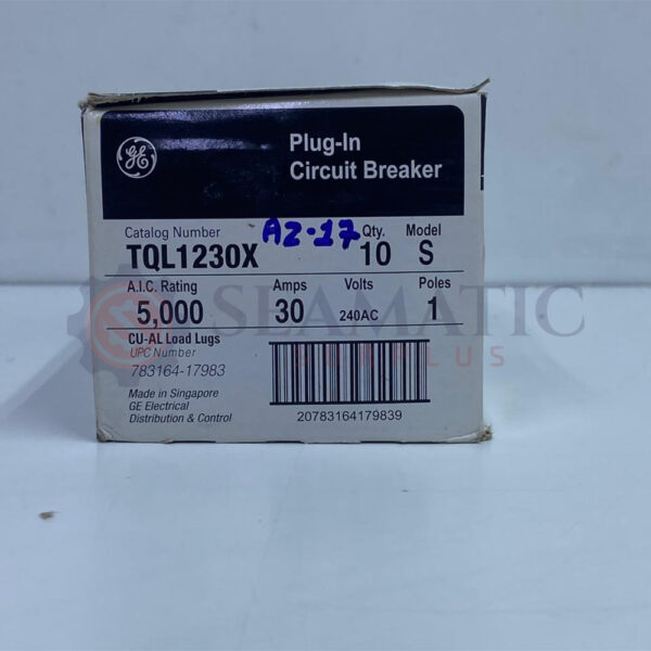 General Electric TQL1230X PluG In Circuit Breakers 30A 240V 1Pole