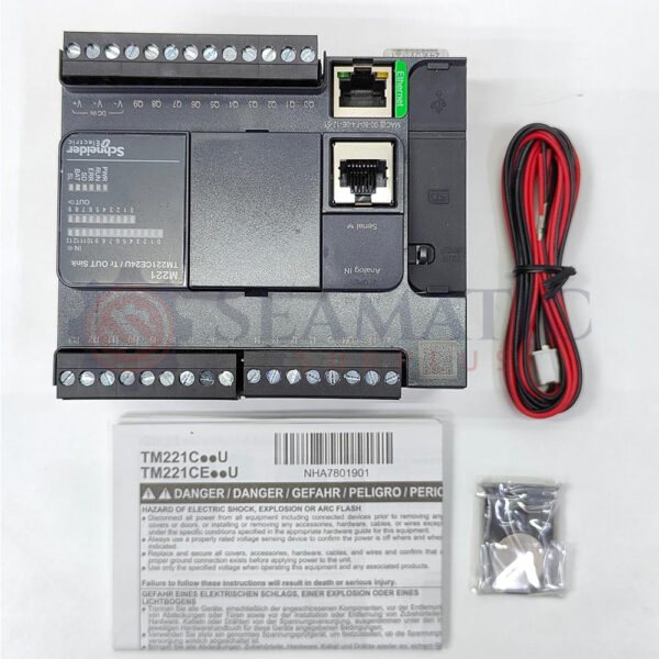 New Schneider TM221CE24U Logic controller, Modicon M221