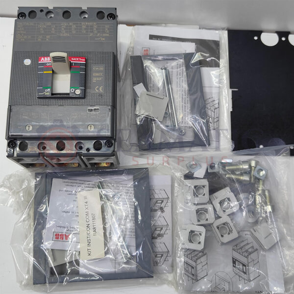 ABB MCCB 3P 200A, SACE TMAX XT4N 250, Ui=1000v, Uimp=8Kv, Ue=230/240V
