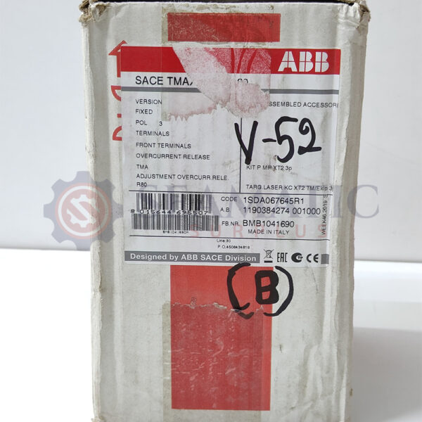 ABB MCCB 3P 80A, SACE TMAX XT2L 160, Ui=1000v, Uimp=8Kv, Ue=230/240V