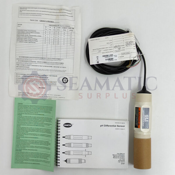 Hash 6028P0 Differential 1.5″ pH sensor, LCP