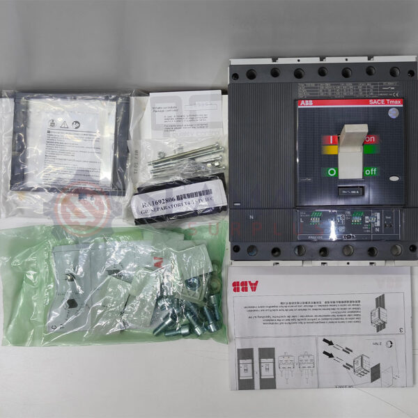 ABB, MCCB, 4P, 400A, SACE TMAX T5S 630, Ue=690V, Uimp=8Kv, Ui=1000V