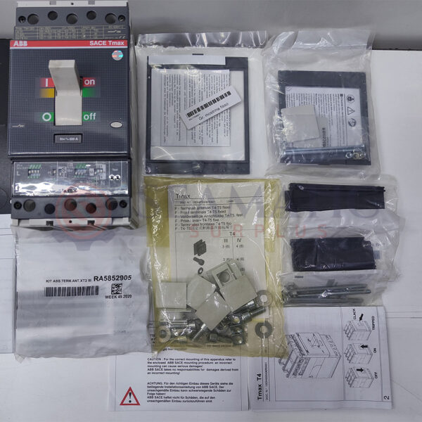 ABB MCCB 3Pole 320A SACE TMAX T4H 320, Ui=1000v, Uimp=8Kv, Ue=690V