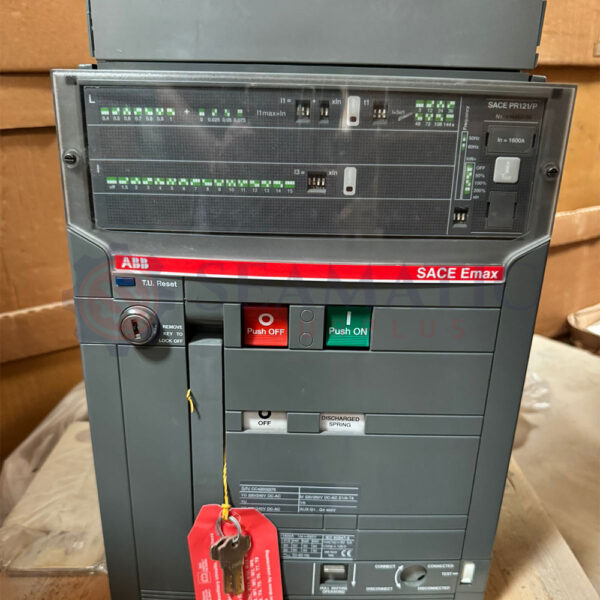 ABB ACB SACE E1N 16, 1600A, 3POLE, SACE PR121/P ALONG WITH DRAWOUT