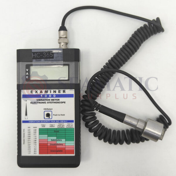 Monarch Instrument Examiner 1000 Vibration Meter (Tested Working)