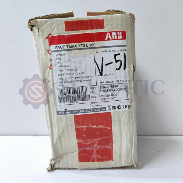 ABB MCCB 3POLE, 16A, SACE TMAX XT2L 160, Ui=1000v, Uimp=8Kv, Ue=230/240V