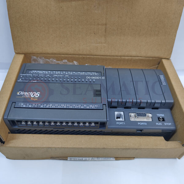 New Automation Direct D0-06DD1-D DirectLOGIC DL06 PLC, 12-24 VDC