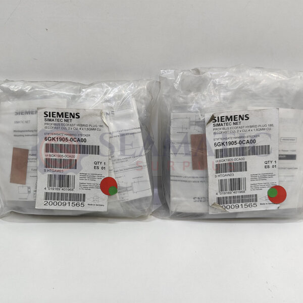 NEW SIEMENS 6GK1905-0CA00 / SIMATIC NET HYBRID PLUG 180 / LOT OF 2KITS