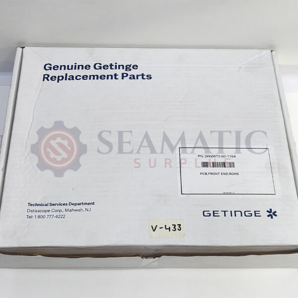 FRONT END PCB 670-00-1164, MEETS ROHS BY MAQUET GETINGE GROUP
