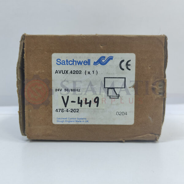 Satchwell AVUX 4202 obsolete, replaced by AVUX5202 VALVE ACTUATOR