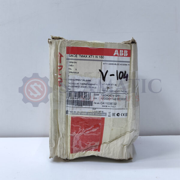 ABB MCCB 3Pole 50A, SACE TMAX XT1N 160, Ui=800v, Uimp=8Kv, Ue=690VAC