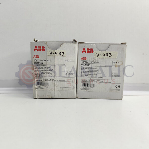 LOT OF 2 X ABB 1SAZ201108R0001 SINGLE MOUNTING KIT OLR (DB25/25A)