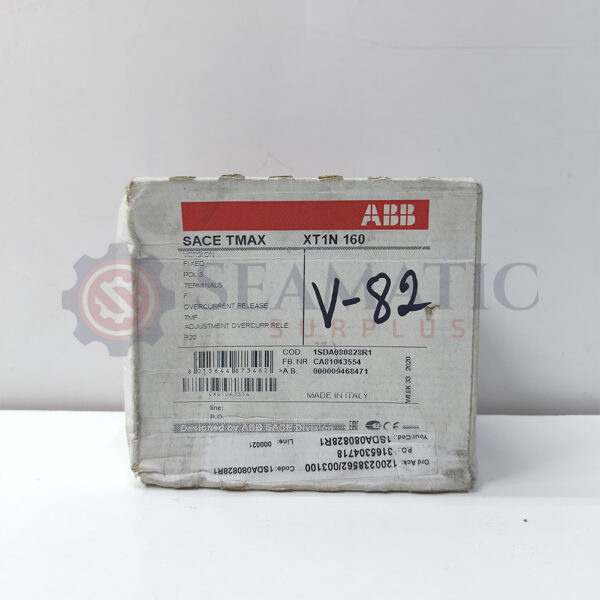 ABB MCCB 3POLE 20A, SACE TMAX XT1N 160, Ui=800v, Uimp=8Kv, Ue=690VAC