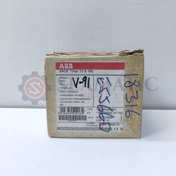 ABB MCCB 3POLE 10A, SACE TMAX T2N 160, Ui=800v, Uimp=8Kv, Ue=690VAC