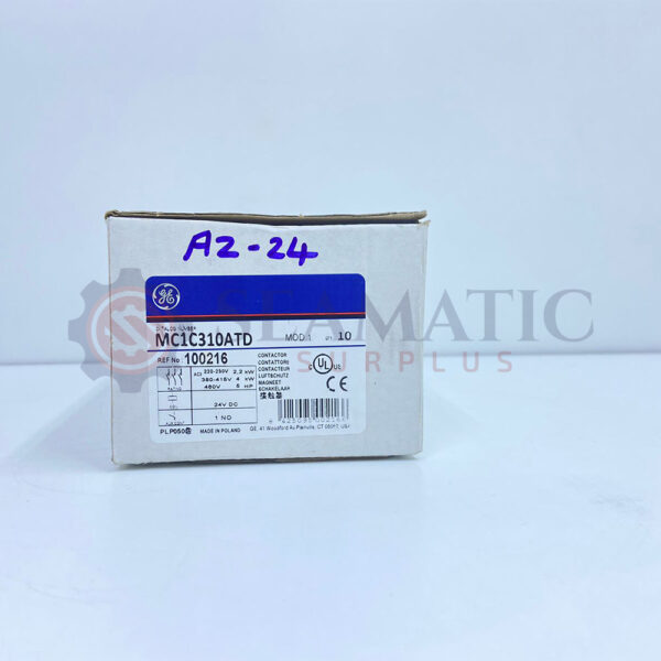 Lot of 10Nos X General Electric MC1C310ATD 3-pole, 9 AMP contactor