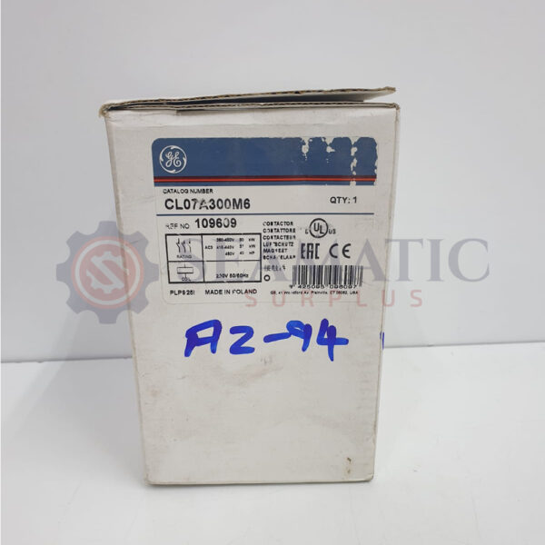 General Electric CL07A300M6 Contactor 3P 230VAC 65A