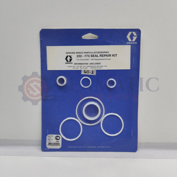 Graco 222773 Repair KIT FOR CHECKMATE 450 DISPLACEMENT PUMP