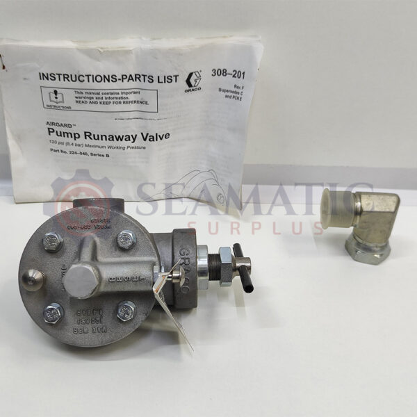 GRACO 224040 Q VALVE, RUNAWAY