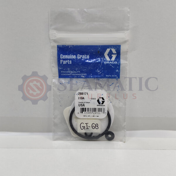 LOT OF 2KITS X GRACO 288171 KIT, REPAIR, AIR SEAL,LOW PSI