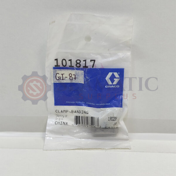 LOT OF 4 PC X GRACO 101817 CLAMP BANDING