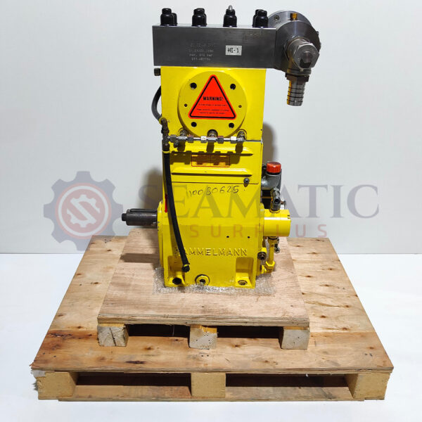 Hammelmann high pressure pump 53KW 345 bar, 81LPM, B7.00072.2763