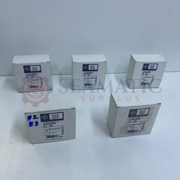 LOT OF 5 NOS X GE RL4RA022T6 RELAY 2NO+2NC 230V/50-60HZ AC COIL