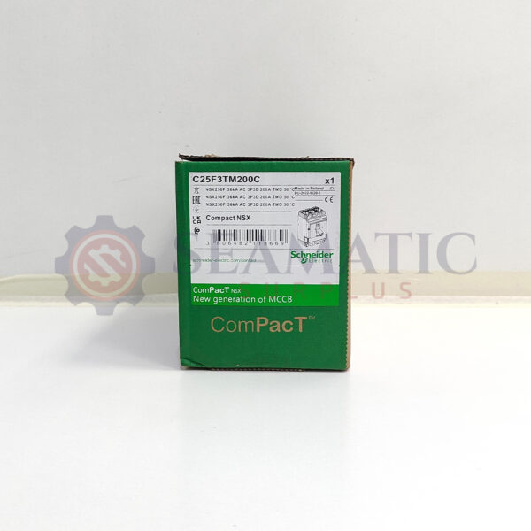 Schneider C25F3TM200C- Circuit breaker ComPacT NSX250F, 36kA at 415VAC, 200A