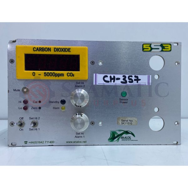 ANALOX CARBON DIOXIDE MONITOR 0-5000PPM
