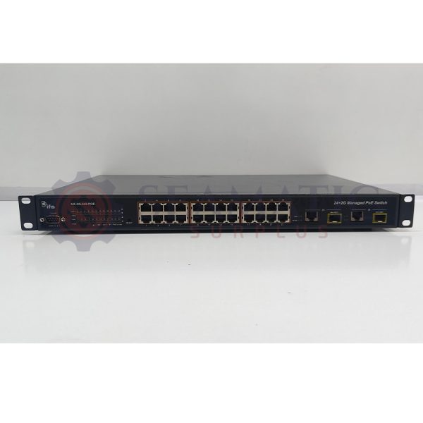 Interlogix GE-DS-242-PoE 24-Port Fast Ethernet PoE , CH#779 (TESTED)