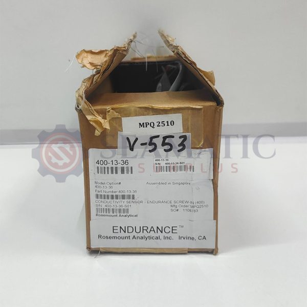 New Rosemount Analytical 400-13-36 Endurance Conductivity Sensor , V#553