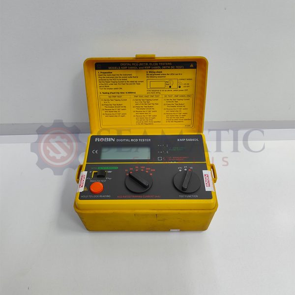 ROBIN KMP 5404DL Digital RCD Tester, (TESTED)