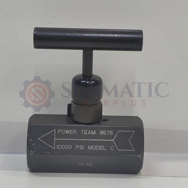 Power Team 9575 Manual Shut-Off In-Line Valve