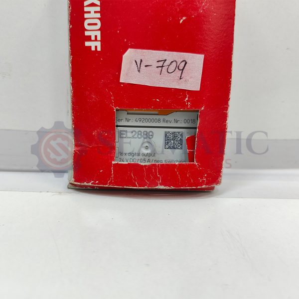 New Beckhoff EL2889 EtherCAT Terminal, 16-channel digital output, 24 V DC