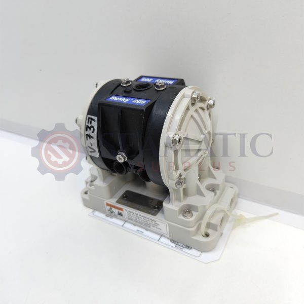 New GRACO D12091 – Husky 205 PP AODD Plastic Pump PP/PT/PT-FKM