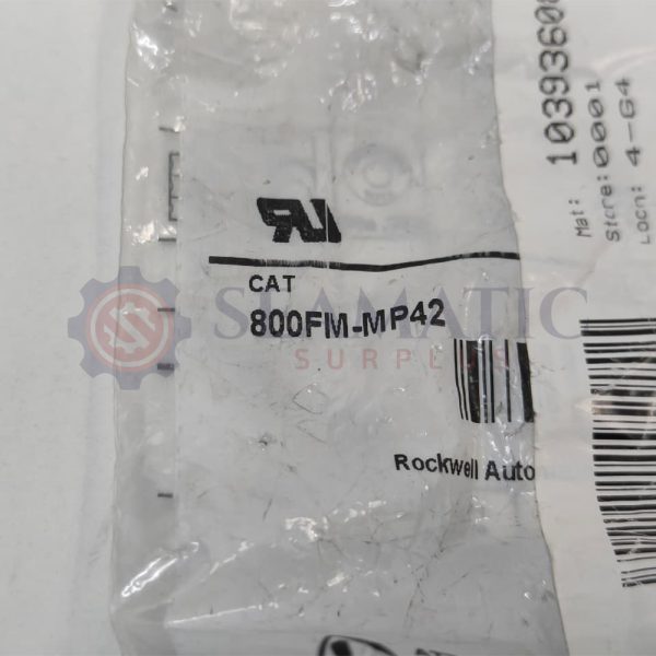 New Allen Bradley 800FM-MM42, Momentary Push Button