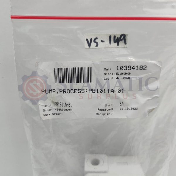 NEW SMC PB1011A-01 PROCESS PUMP, VALVE TYPE