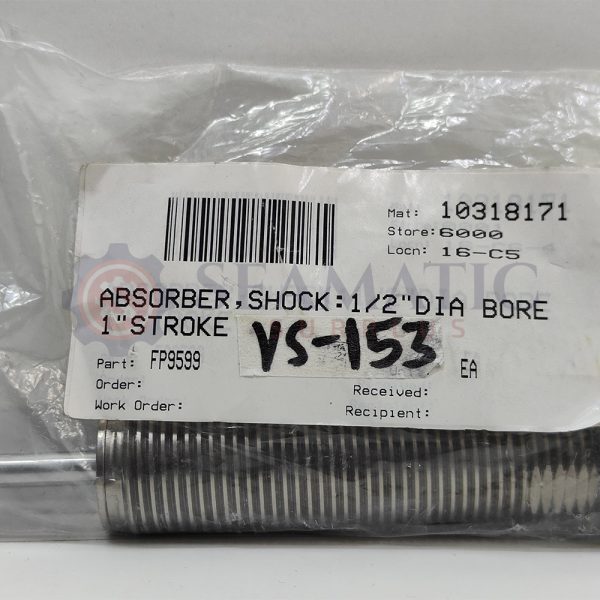NEW ENIDINE FP9599 ABSORBER SHOCK 1/2 DIA BORE 1″ STROKE