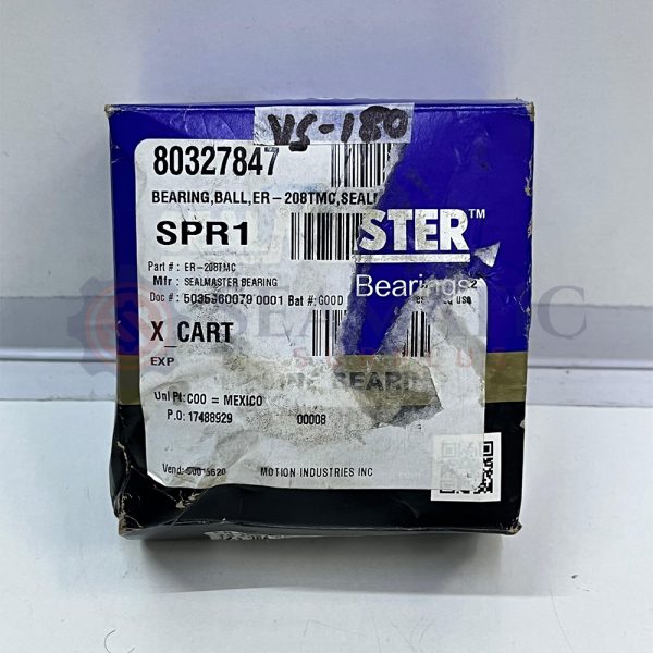 New Sealmaster ER-208TMC Ball Insert Bearing – Straight Bore, 40 mm