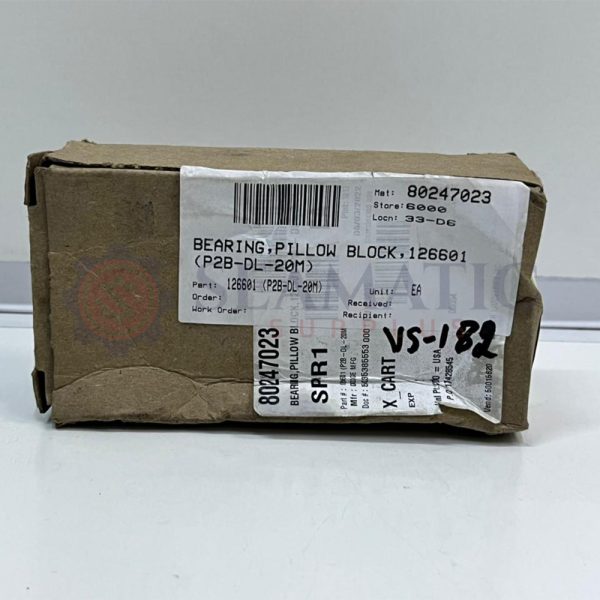 NEW Dodge 126601 P2B-DL-20M 20mm Bore Pillow Block 2-Bolt Ball Bearing