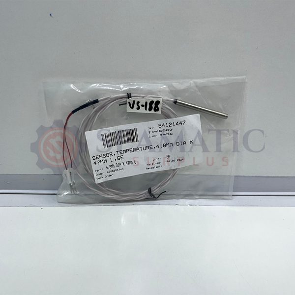 LOT OF 6 PC X NEW TEMPERATURE SENSOR , 4.8MM DIA X 47MM L,GE