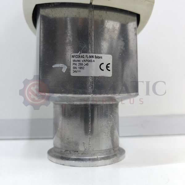 Inficon VAP040-A PN:250-240 Actuated Valve