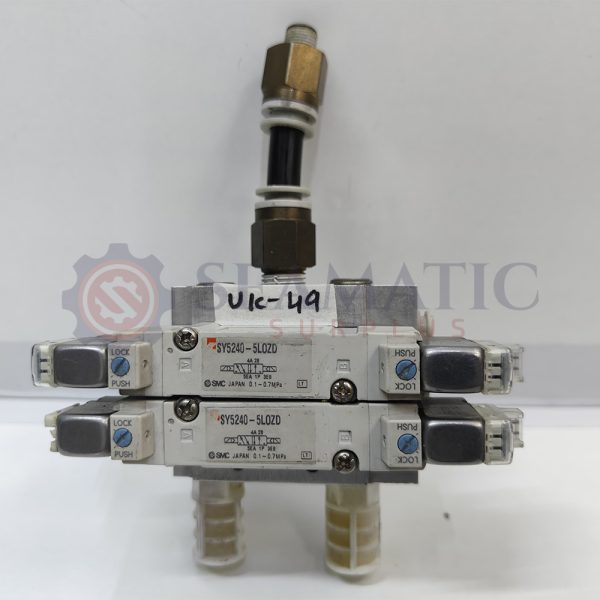 LOT OF 2NOS X SMC SY5240-5LOZD SOLENOID VALVE