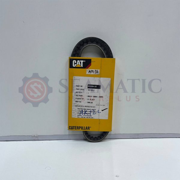 LOT OF 2 NOS X SURPLUS NEW CAT 8N-3504 Long Raw Edge Cogged V-Belt 1003mm